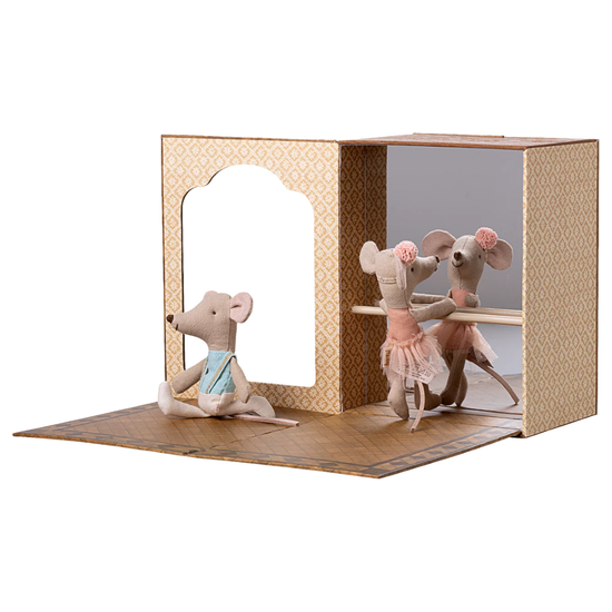 Ballet Mice in Studio - Little Sister and Brother