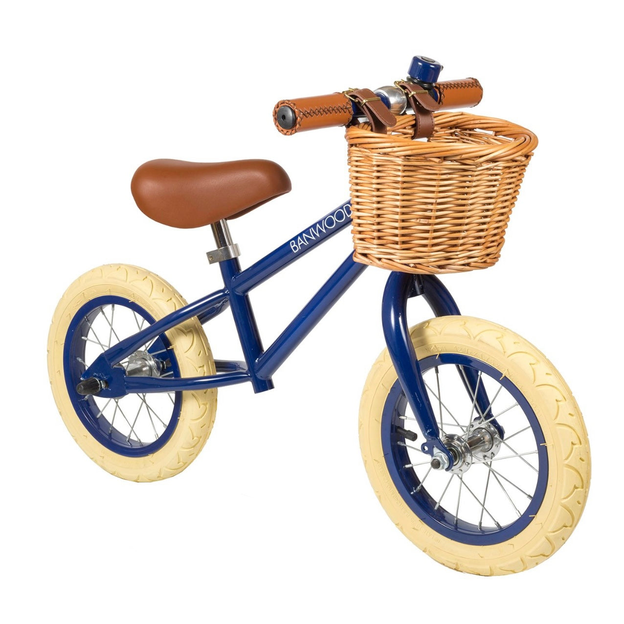 Navy Balance Bike with Basket