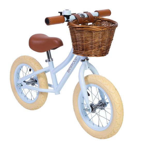 Sky Blue Balance Bike with Basket