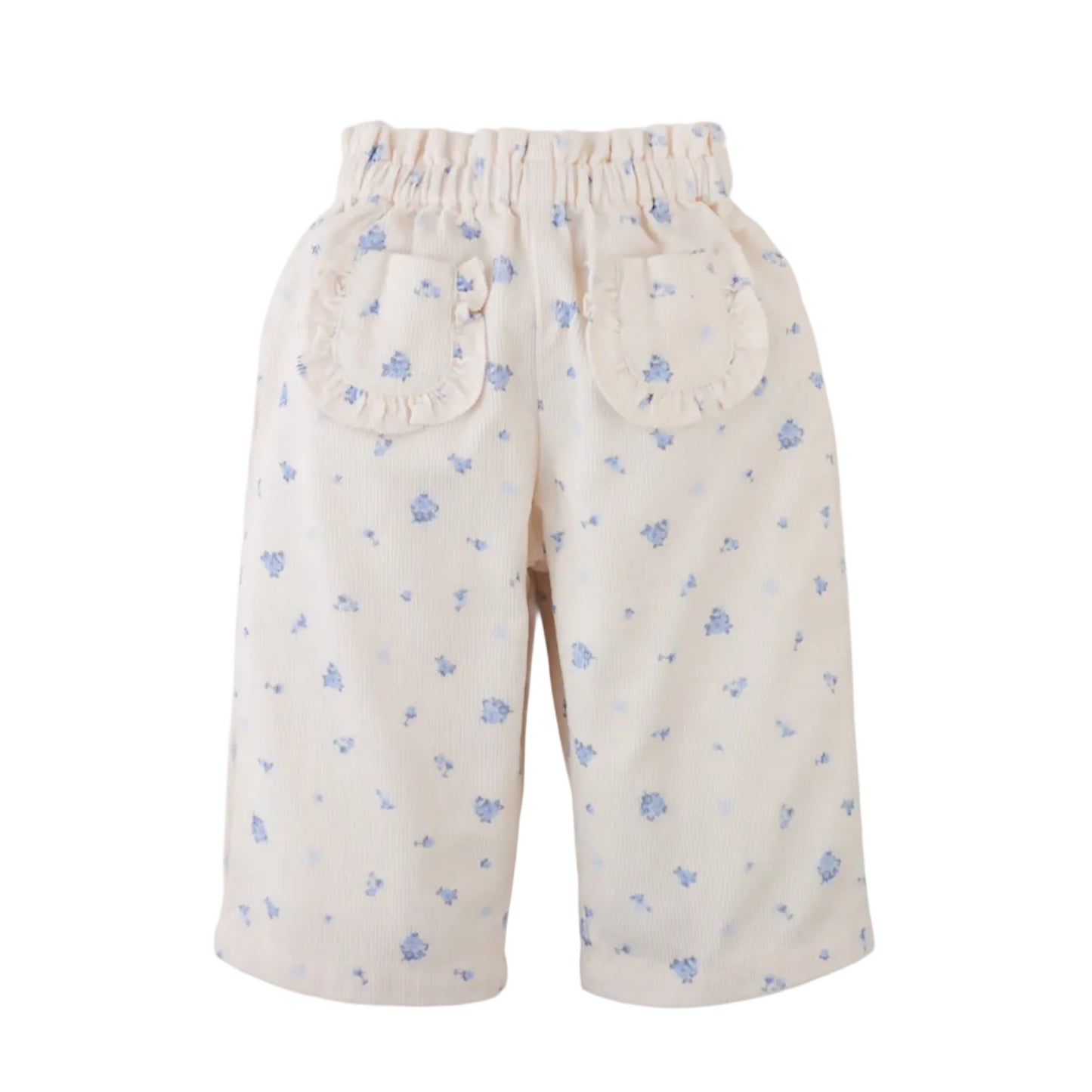 Tiny Floral Pincord Pants