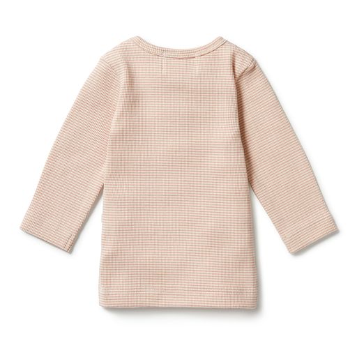 Load image into Gallery viewer, Stripe Henley Top in Rose
