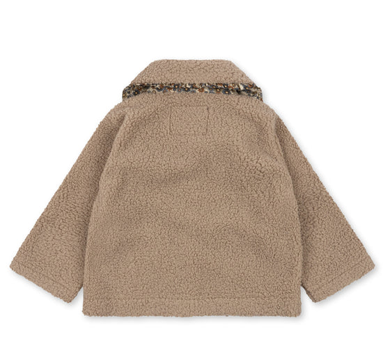 Load image into Gallery viewer, Cala Collar Frill Jacket in Oxford Tan
