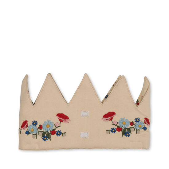 Load image into Gallery viewer, Embroidered Flower Birthday Crown
