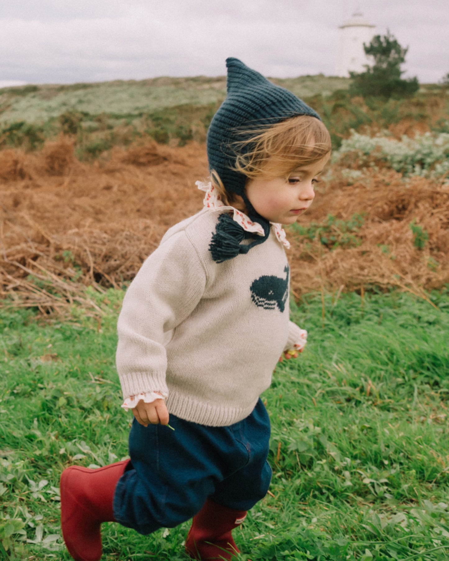 Knit Whale Jumper - Baby