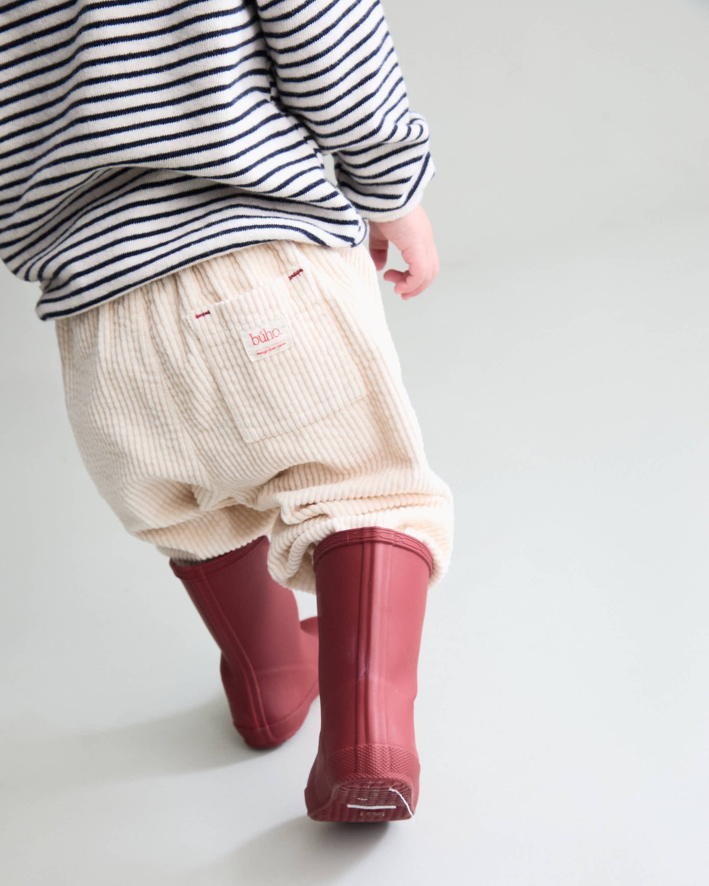 Cream Micro Corduroy Pant