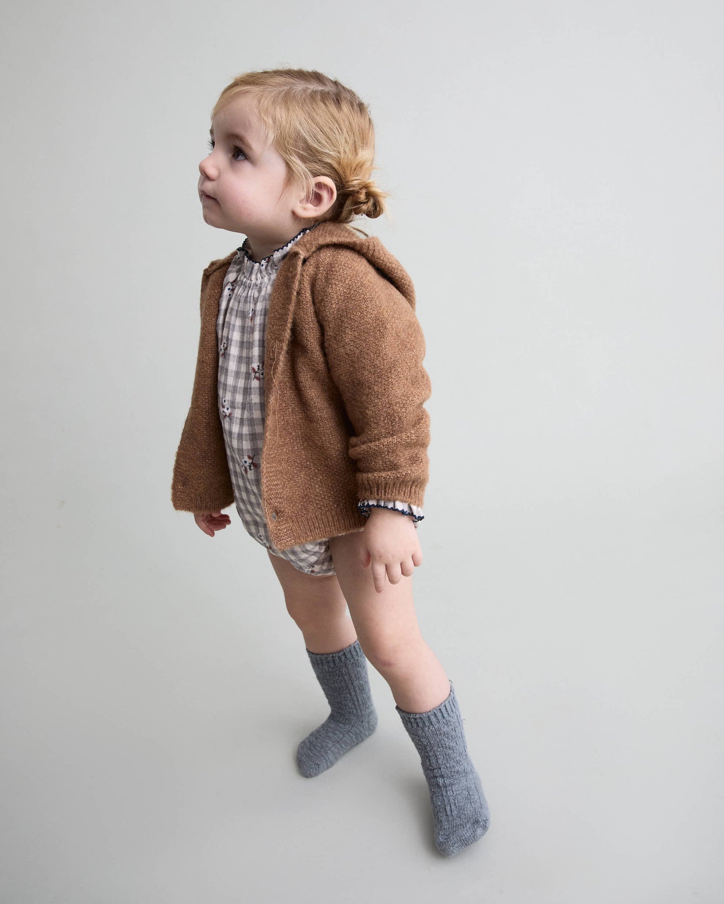 Earl Gray Check Romper
