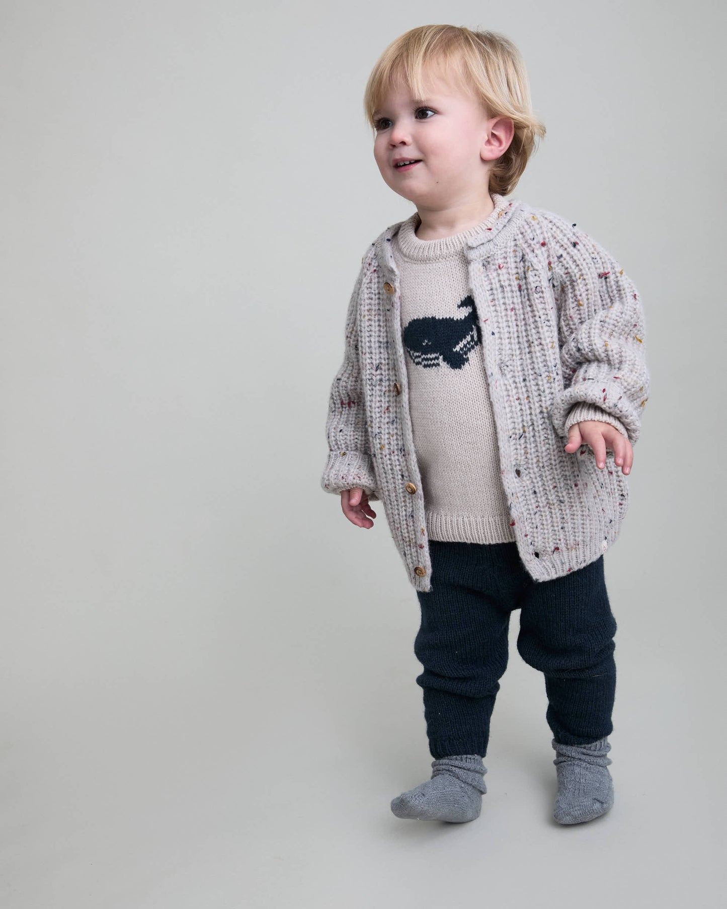 Knit Whale Jumper - Baby