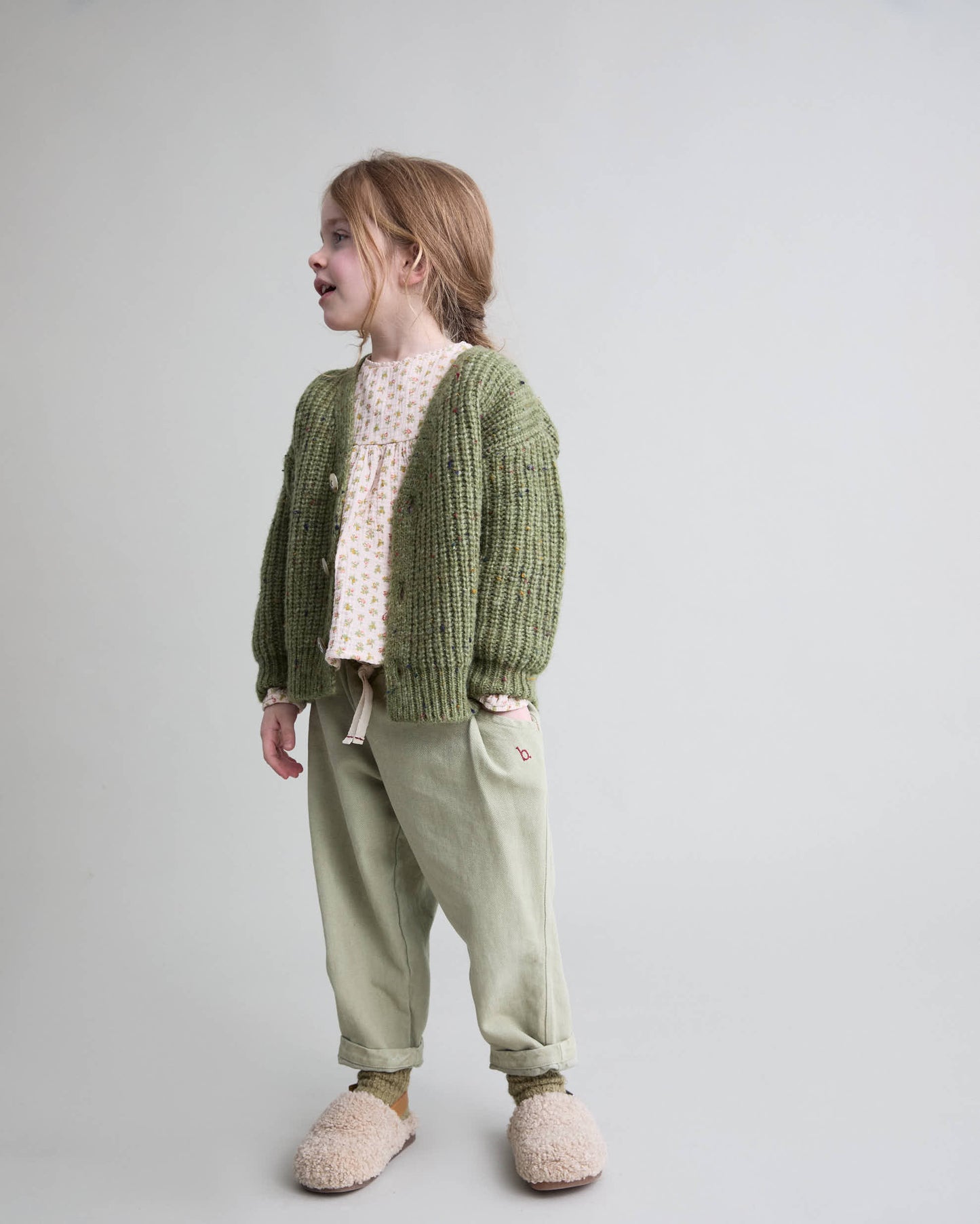 Green Tea Denim Pants