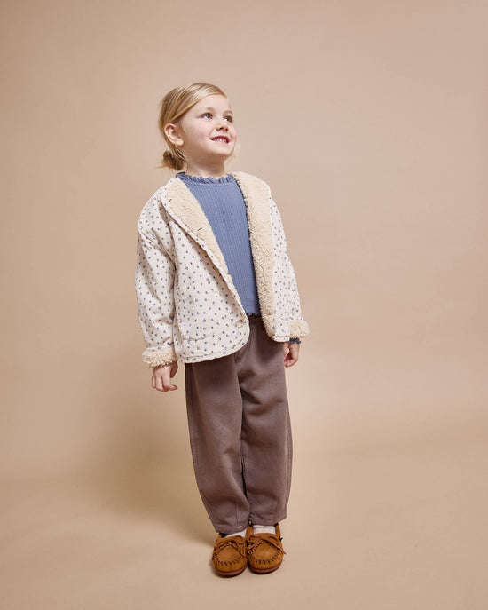 Artic Blue Ribbed Shirt - Toddler