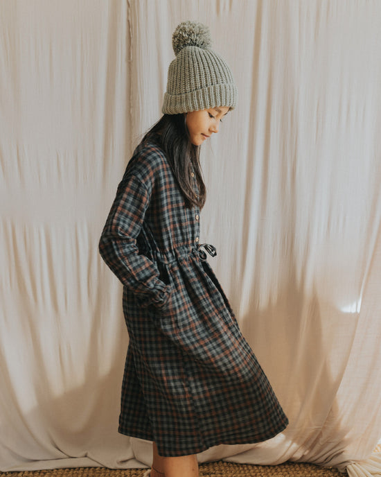 Country Check Long Dress