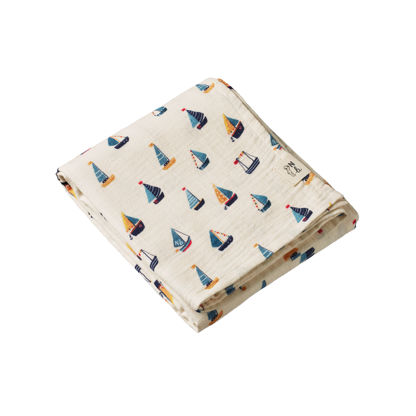 Sailboat Muslin Swaddle