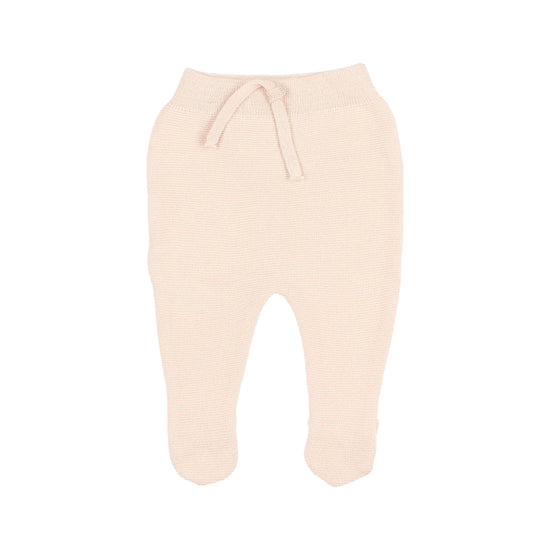 Footed Leggings in Light Pink