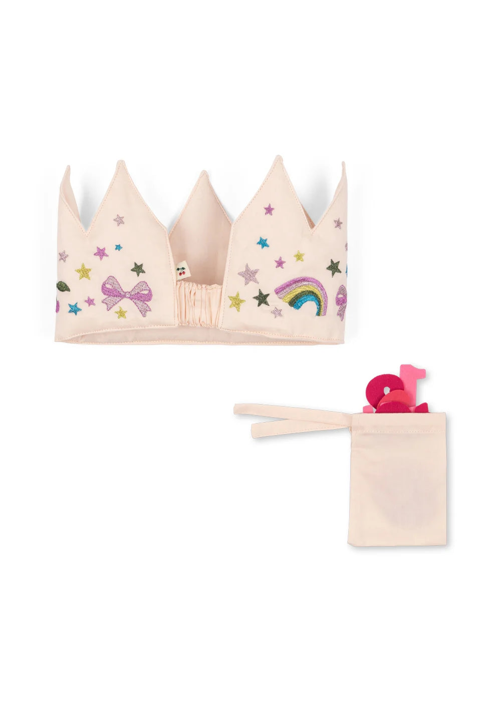 Embroidered Glitter Birthday Crown