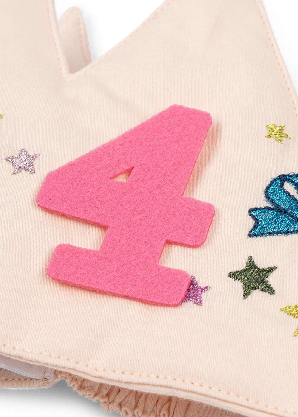 Embroidered Glitter Birthday Crown