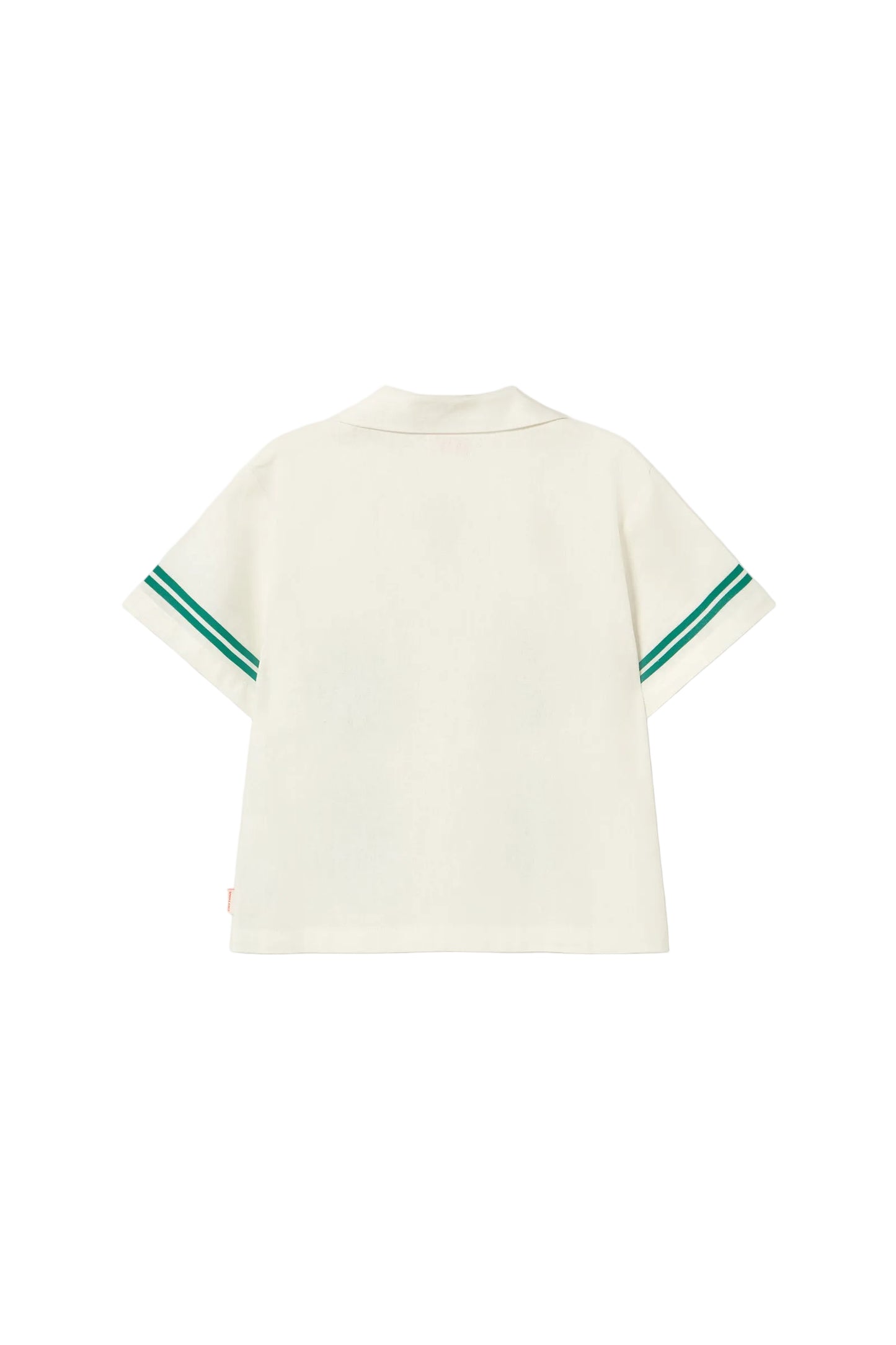 Emerald Blossoms Button Shirt