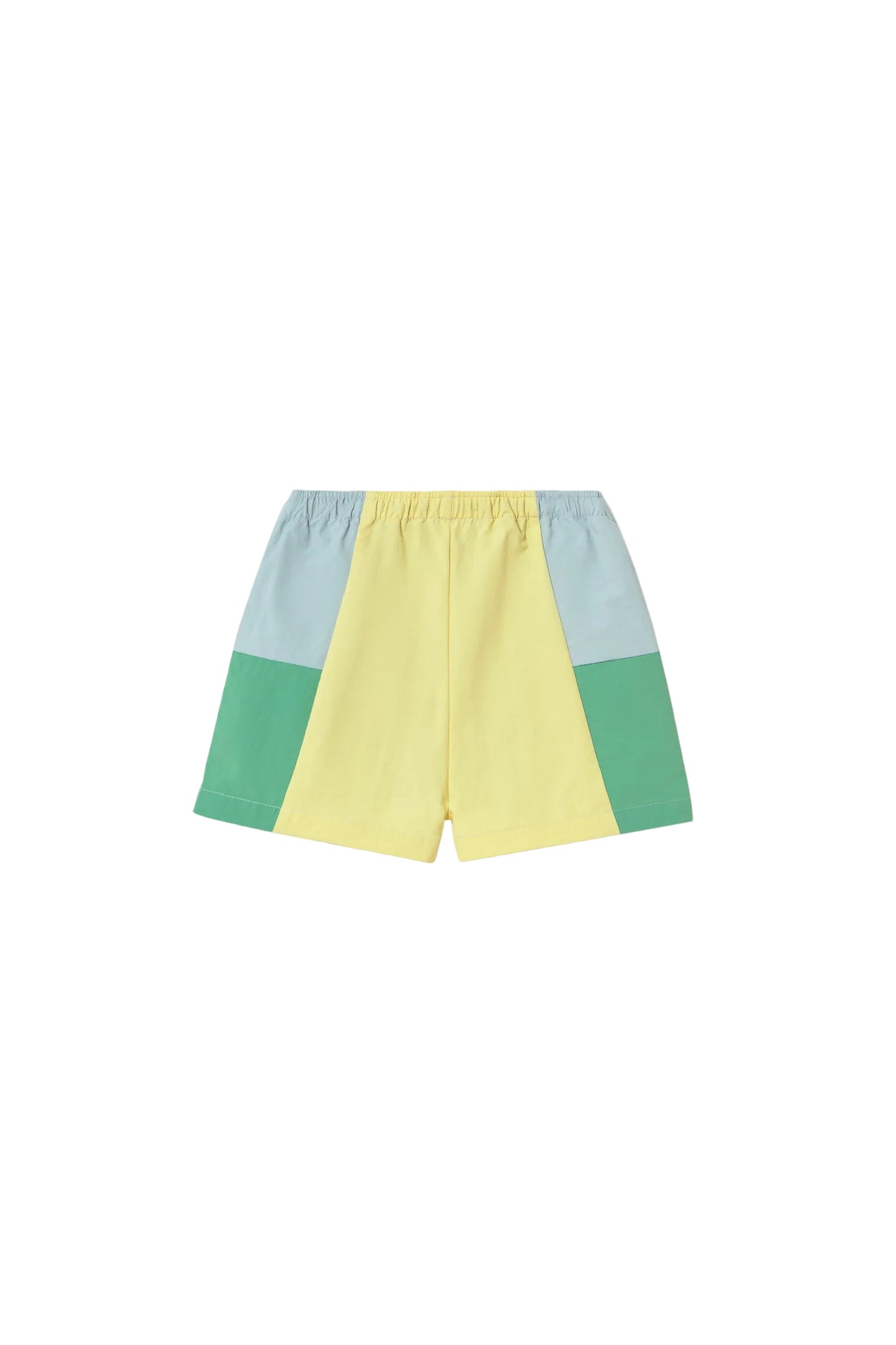 Windbreaker Color Block Shorts
