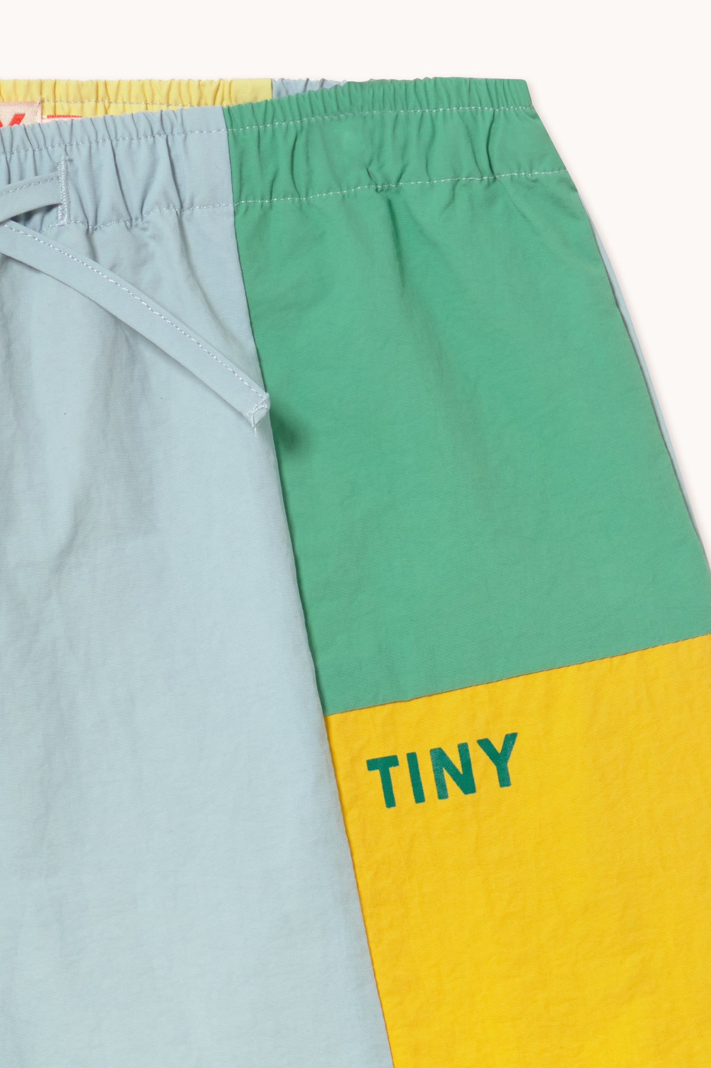 Windbreaker Color Block Shorts