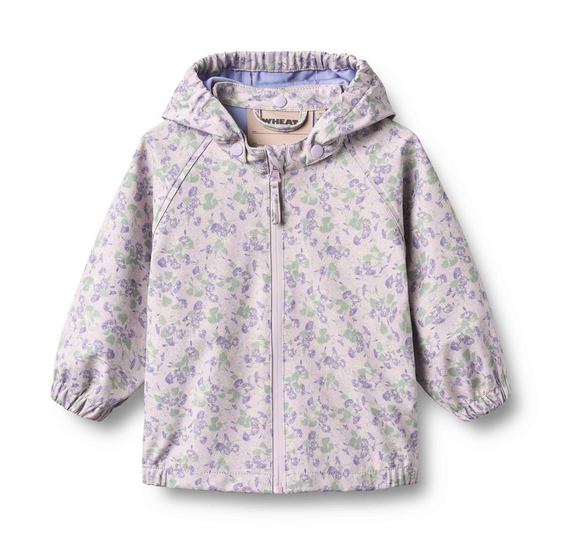 Lilac Petunia Rain Jacket