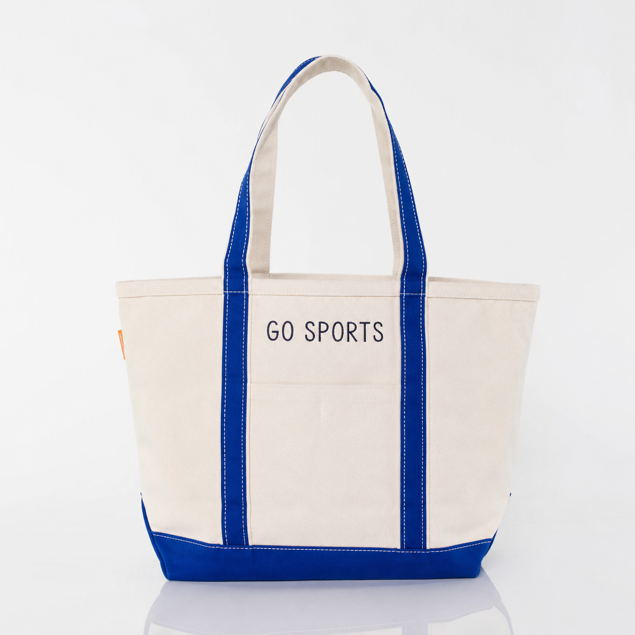Navy Medium Canvas Tote