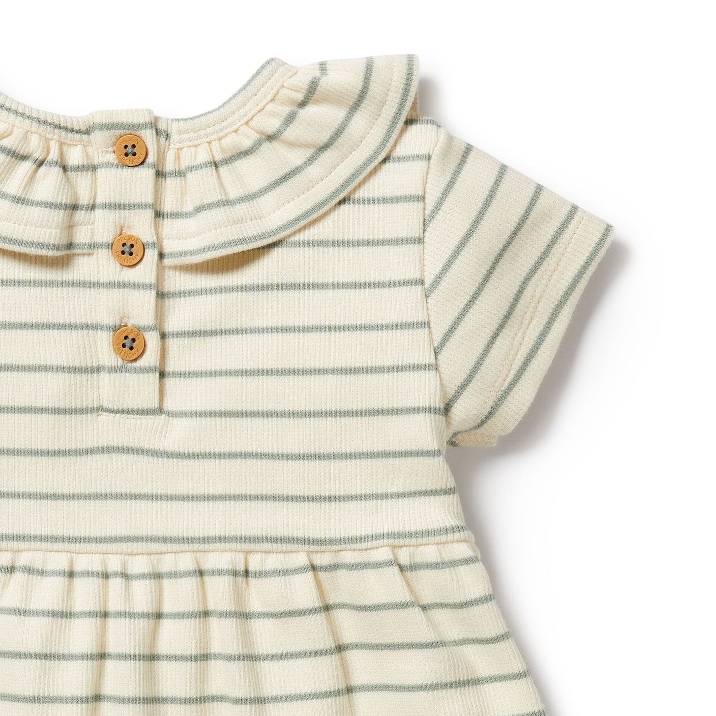 Petit Ruffle Dress in Sage