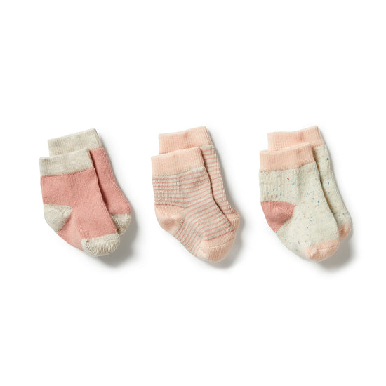Baby Socks Pack in Pink