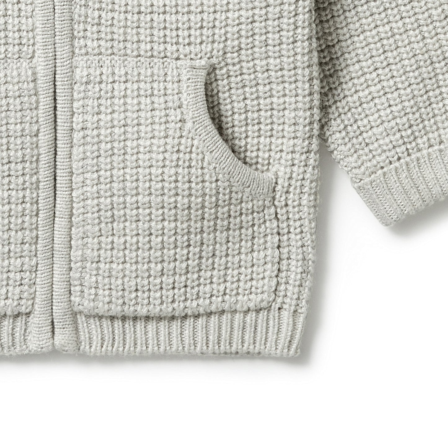 Load image into Gallery viewer, Knit Zip Sweater in Nimbus Gray
