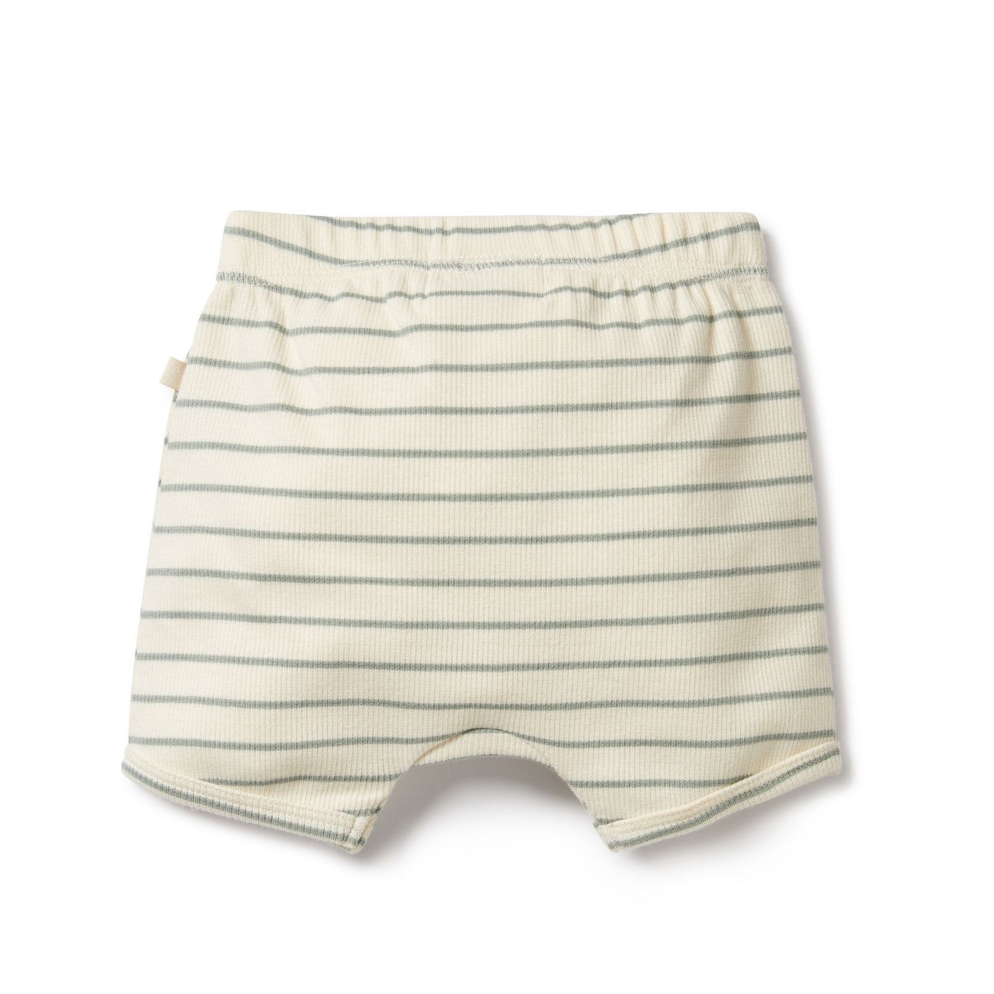 Petit Striped Shorts in Sage