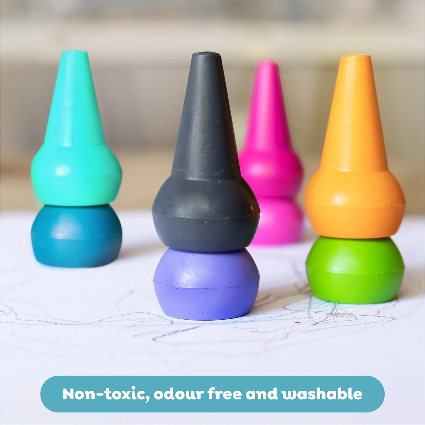 Candy Colors Stackable Crayons
