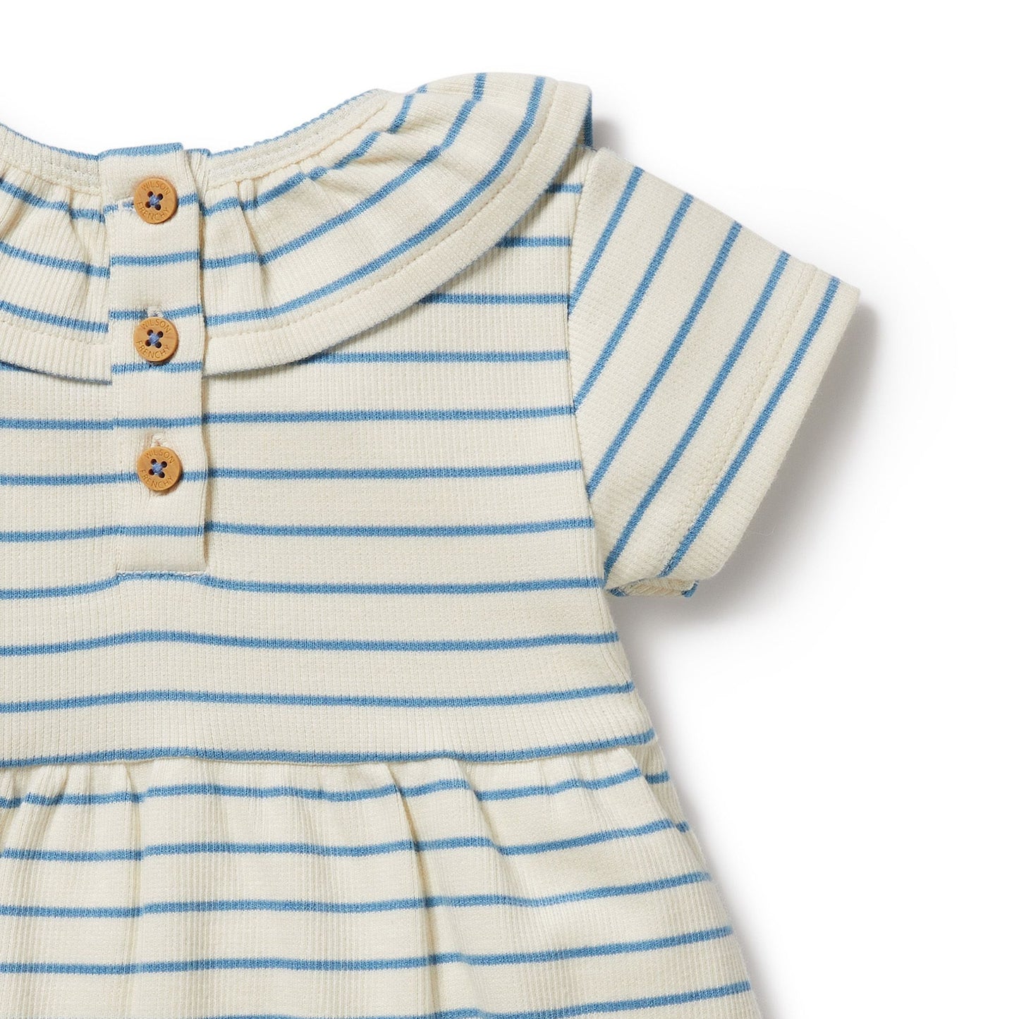 Petit Ruffle Dress in Blue