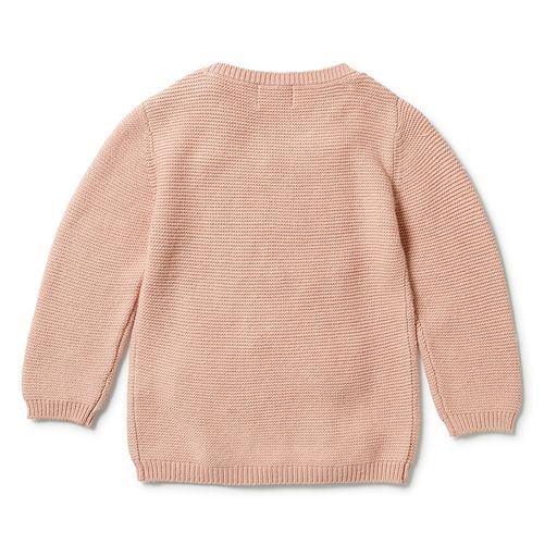 Knit Cable Sweater in Rose