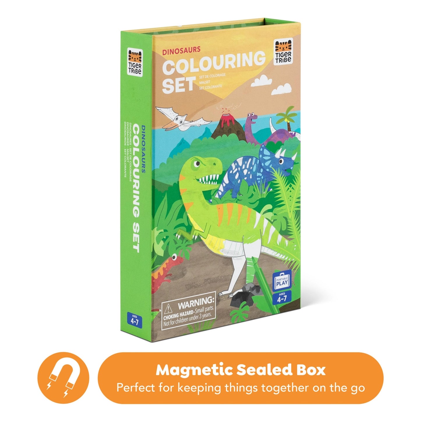 Dino World Sticker & Coloring Set