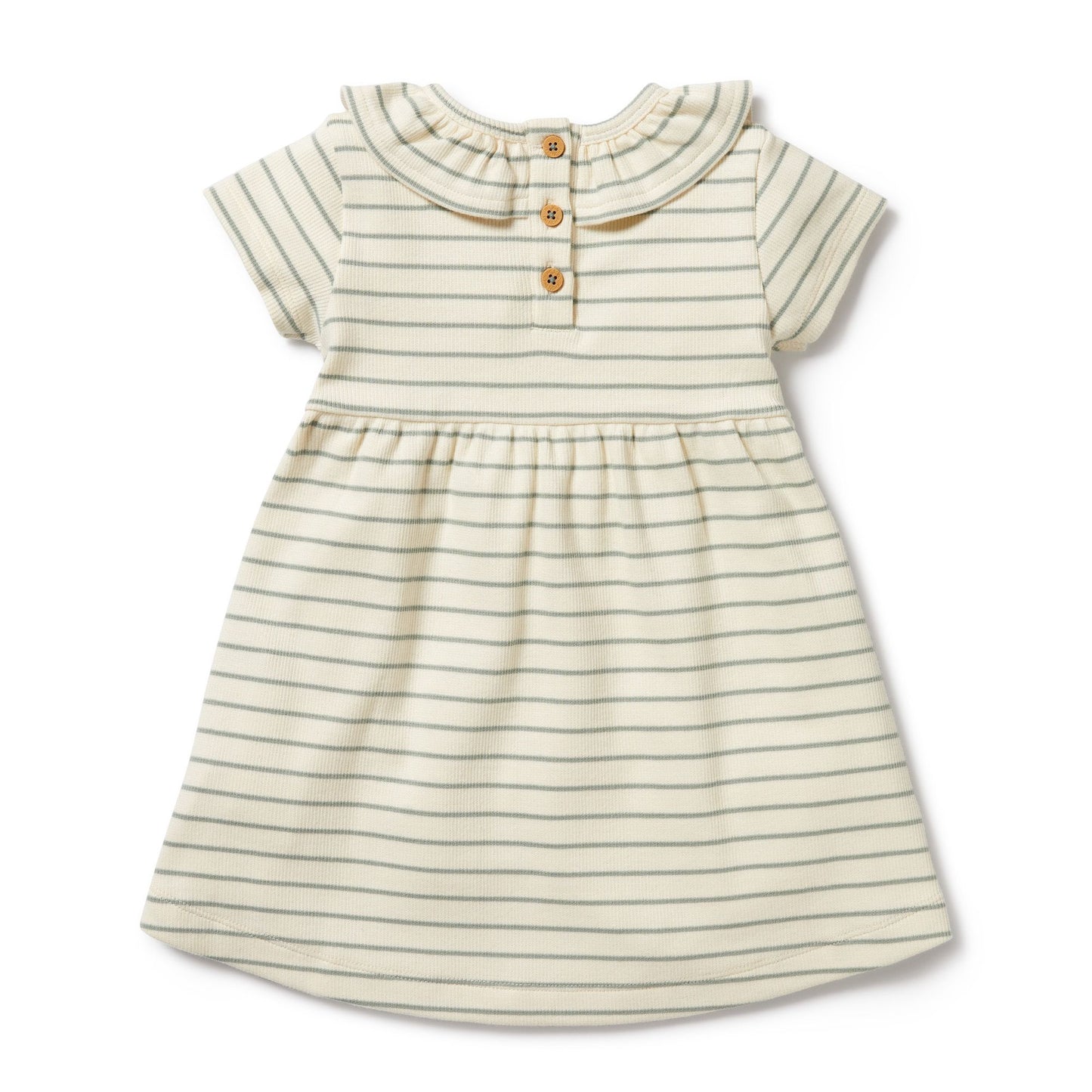 Petit Ruffle Dress in Sage