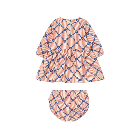 Flower Grid Baby Set