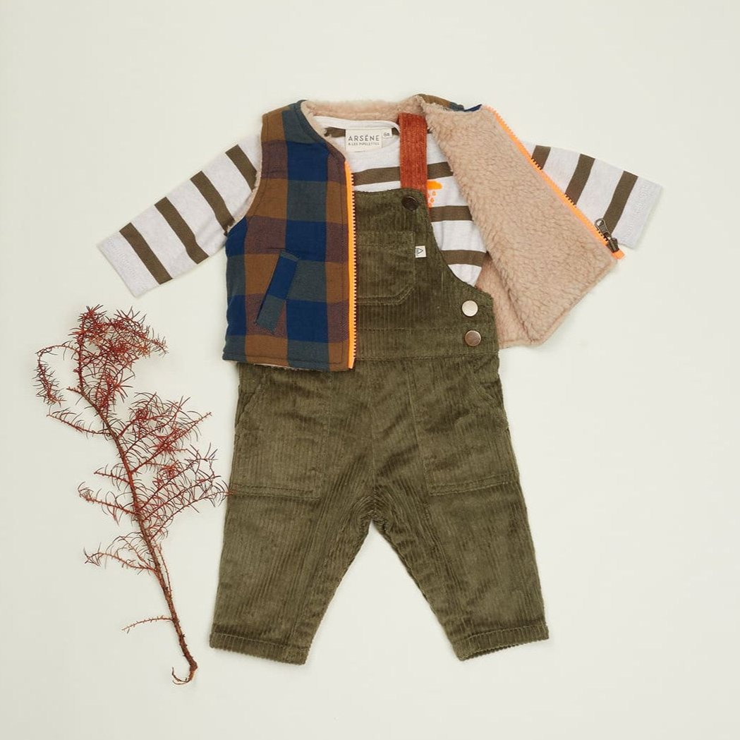 Baby Cloud Mariniere Shirt in Kaki