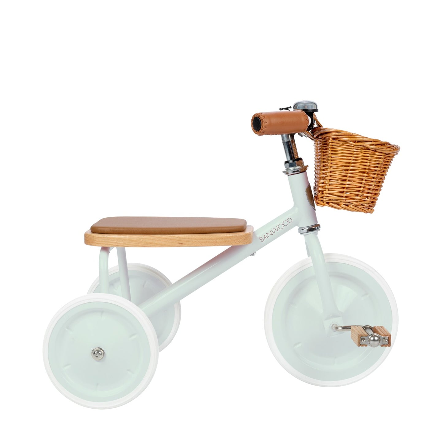 Load image into Gallery viewer, Pale Mint Vintage Trike with Basket
