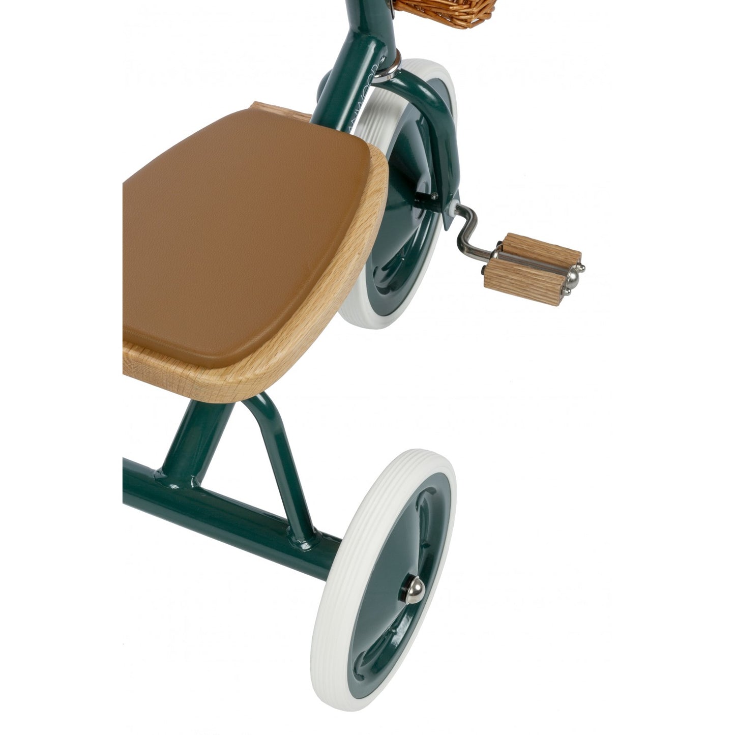 Load image into Gallery viewer, Forest Green Vintage Trike with Basket
