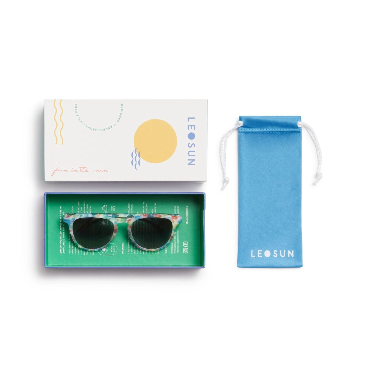 Toddler Polarized Sunglasses in Rainbow