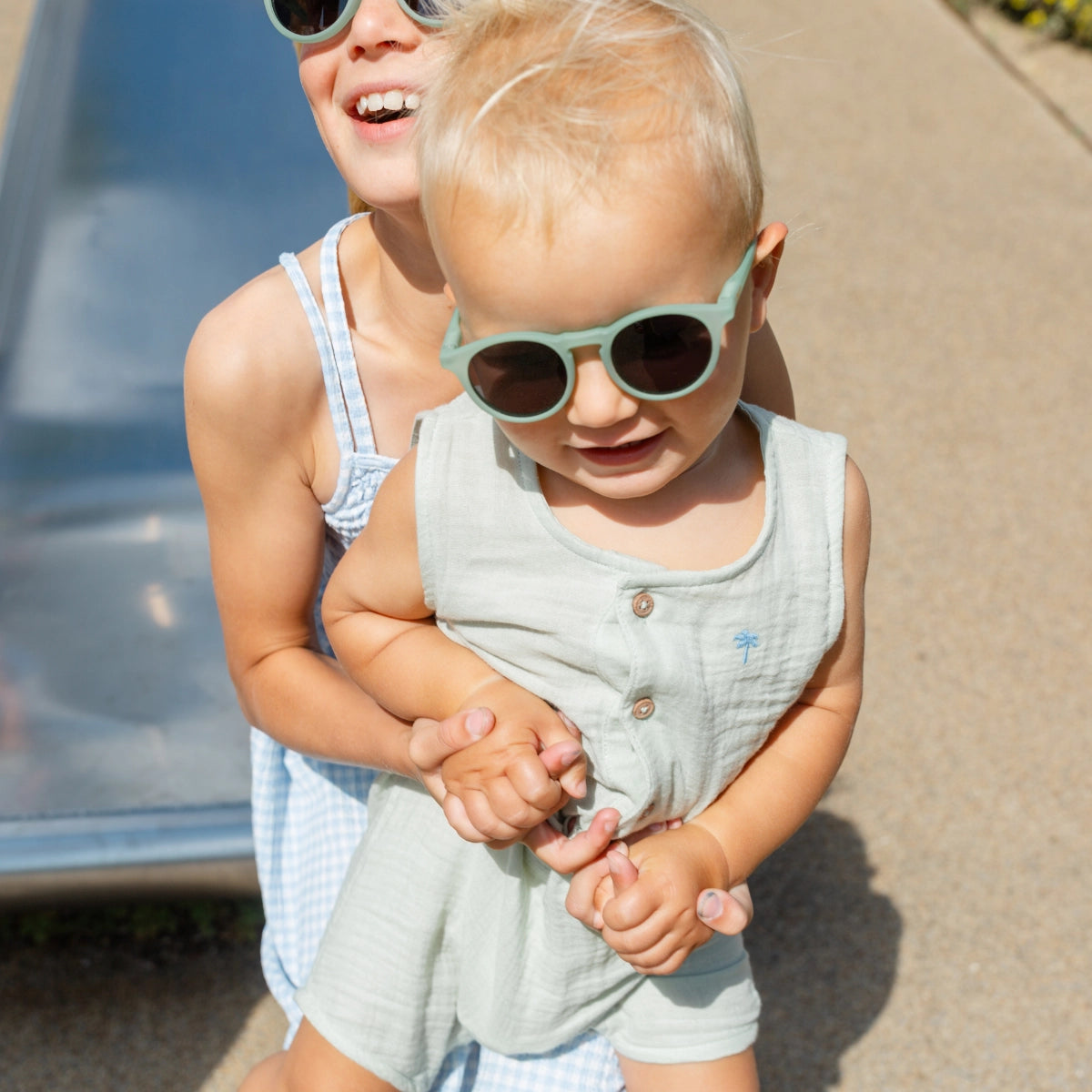 Baby Polarized Sunglasses in Sage