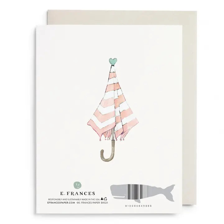 Umbrella Baby Shower Card