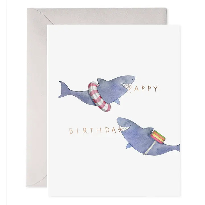 Shark Birthday Card