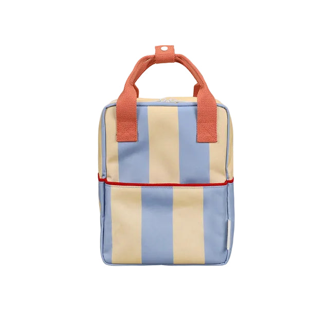 Cloud Blue Stripe Small Backpack