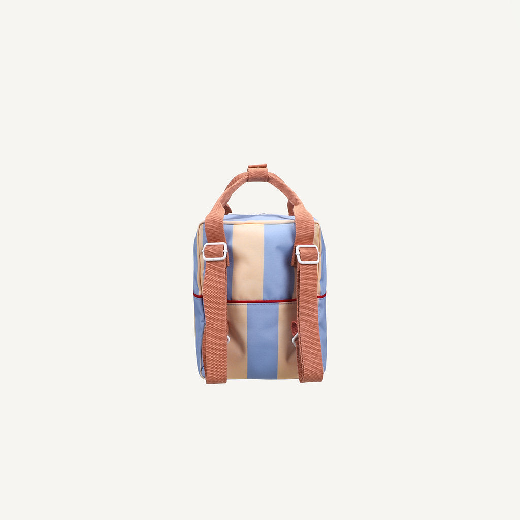 Cloud Blue Stripe Small Backpack