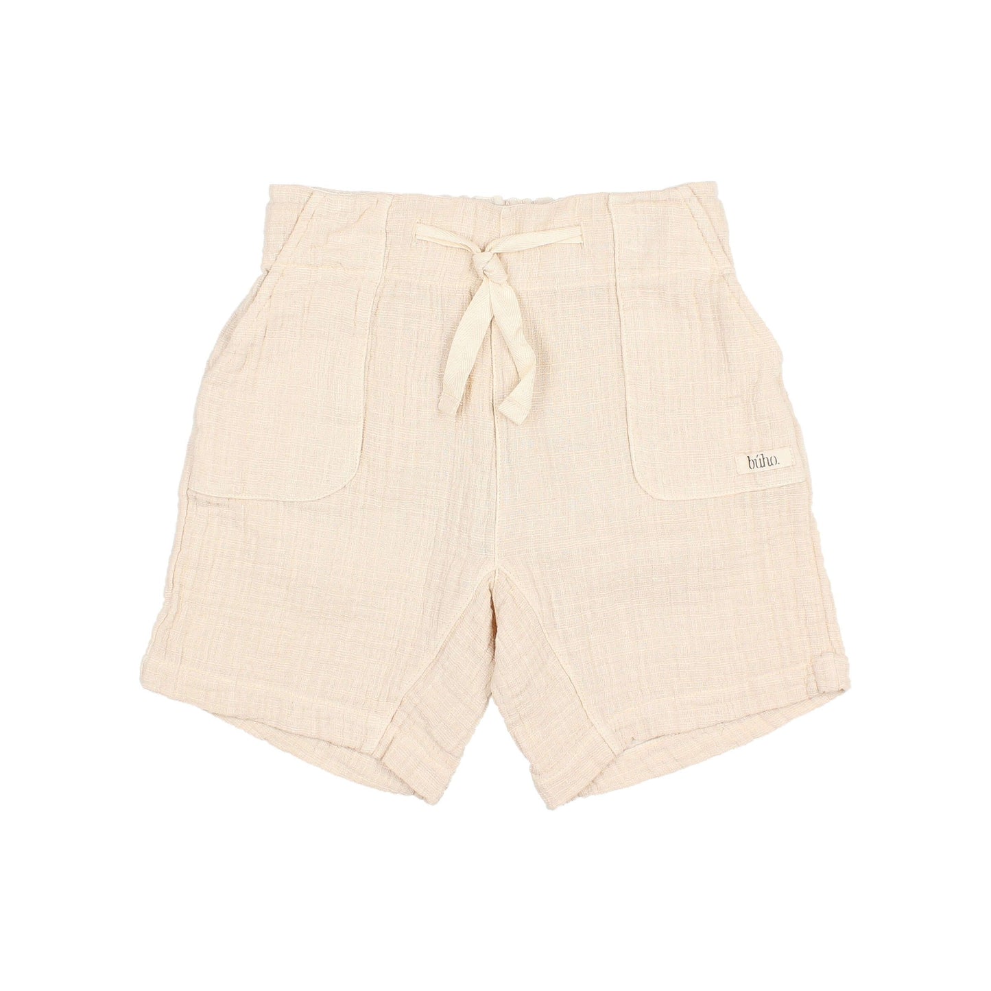 Muslin Bermuda Shorts in Sand