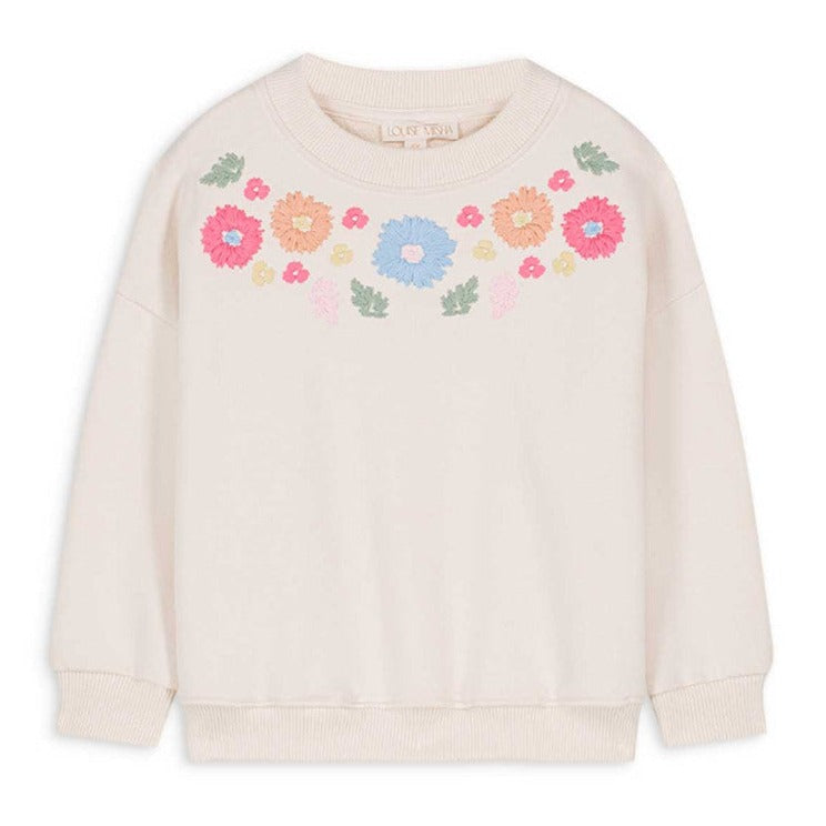 Load image into Gallery viewer, Rosalia French Terry Sweatshirt in Cream
