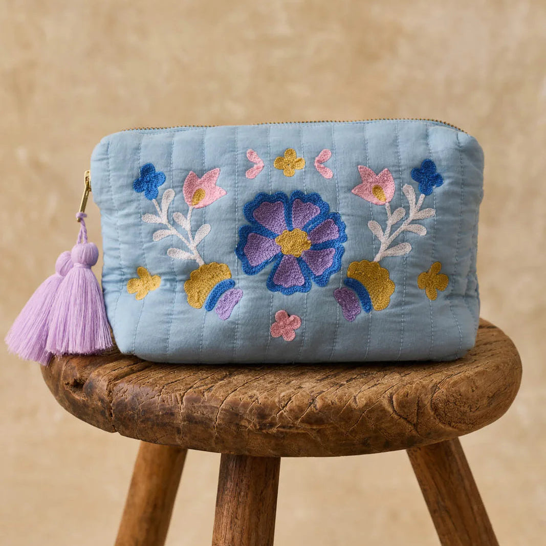 Teiki Embroidered Pouch