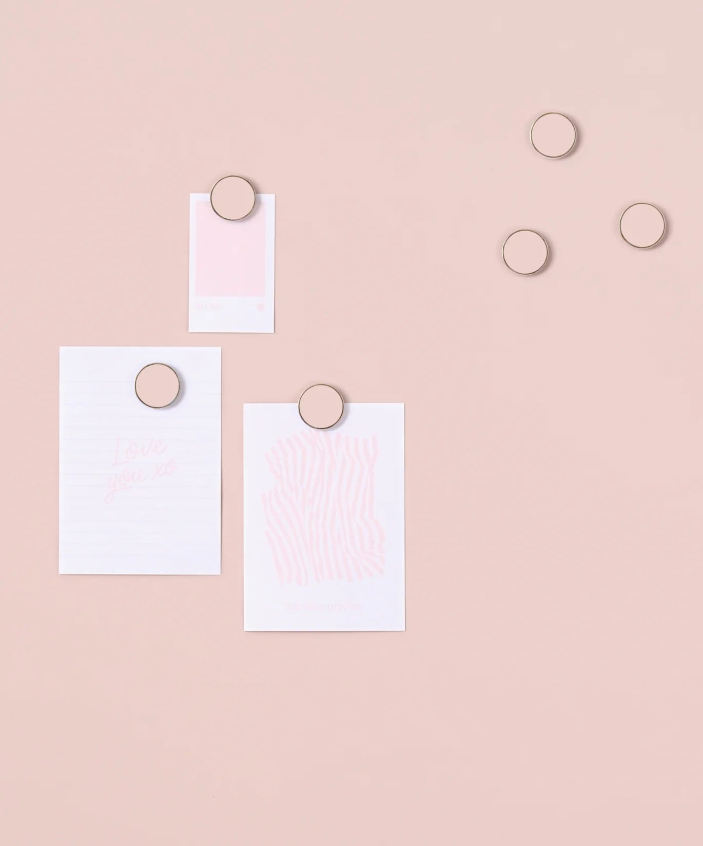 The Buttons in Blush