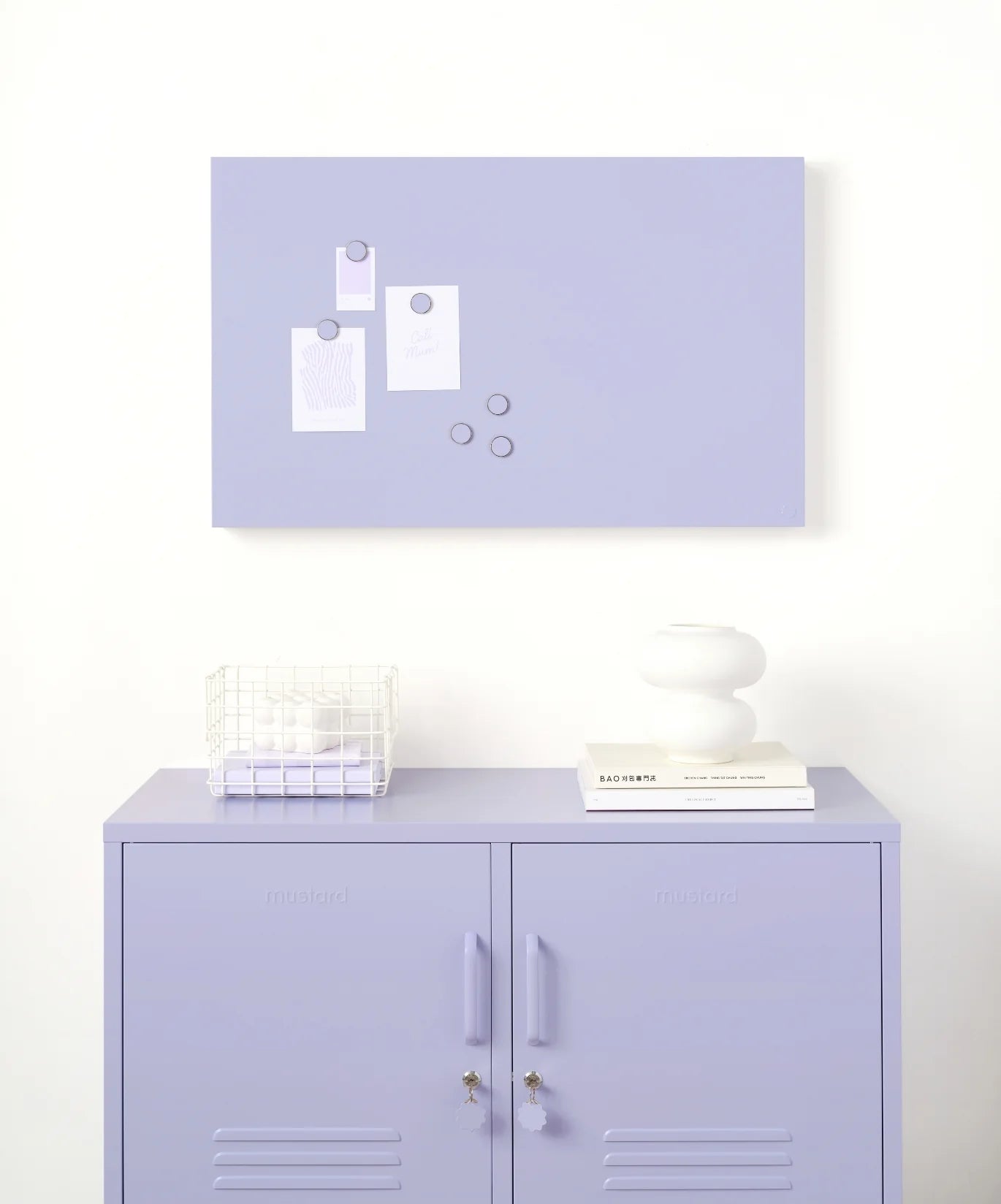 The Buttons in Lilac