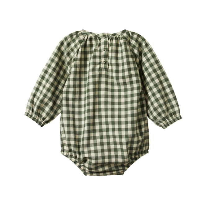Load image into Gallery viewer, Meadow Bodysuit in Thyme Check

