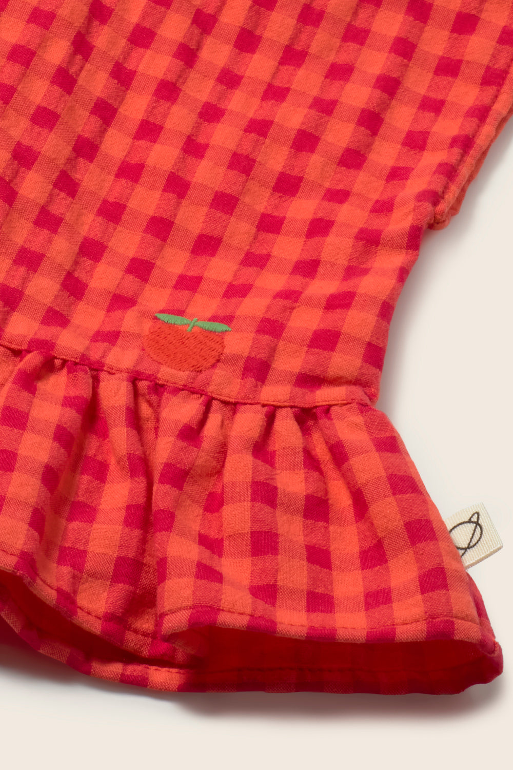 Tomato Gingham Blouse - Baby