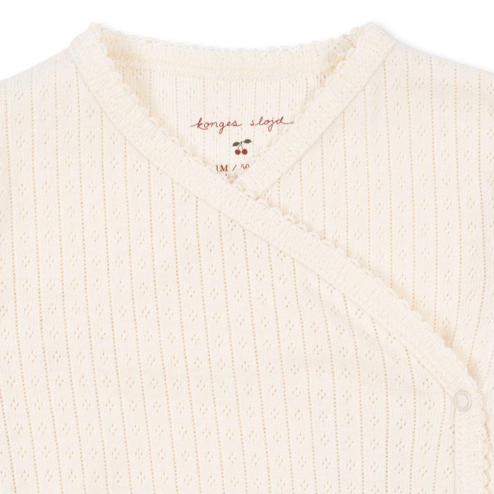 Antique White Long Sleeve Bodysuit